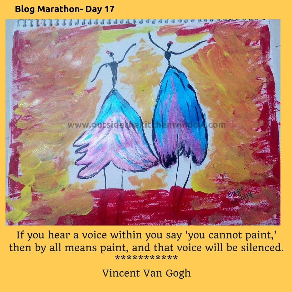 If you hear a voice within you say 'you cannot paint,' then by all means paint, and that voice wil